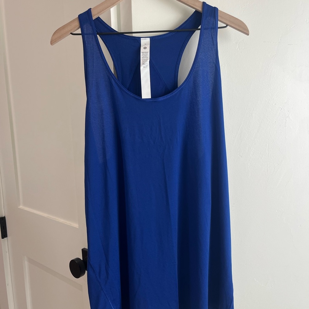 Lululemon Athletica Blue Relaxed Tank Top